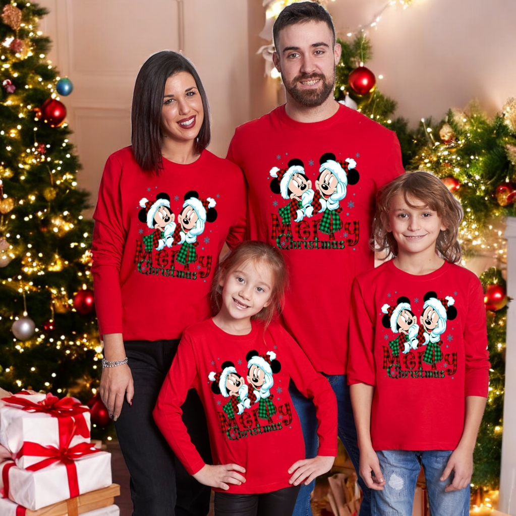 Camisetas Navidenas Ropa Navidad Para Familia Playeras Navideñas - Main Image