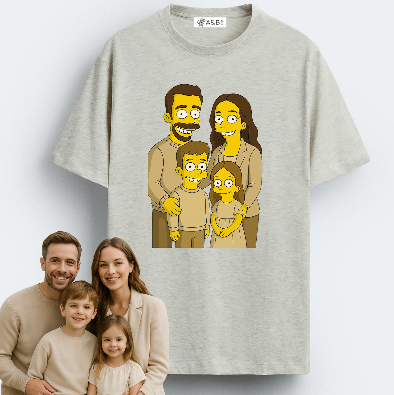 Camiseta Personalizable The Simpsons