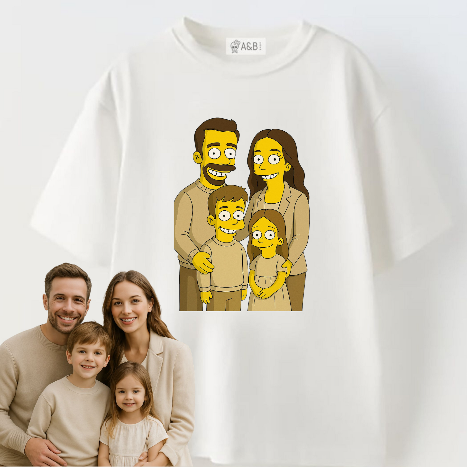 Camiseta Personalizable The Simpsons
