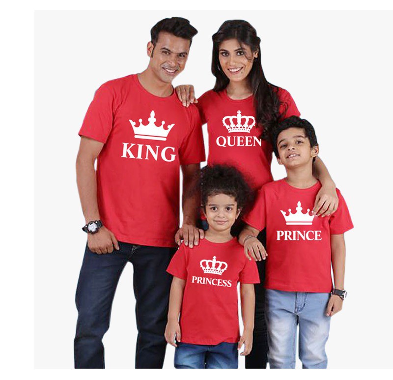 Camiseta Crown King-Queen-Princess-Prince