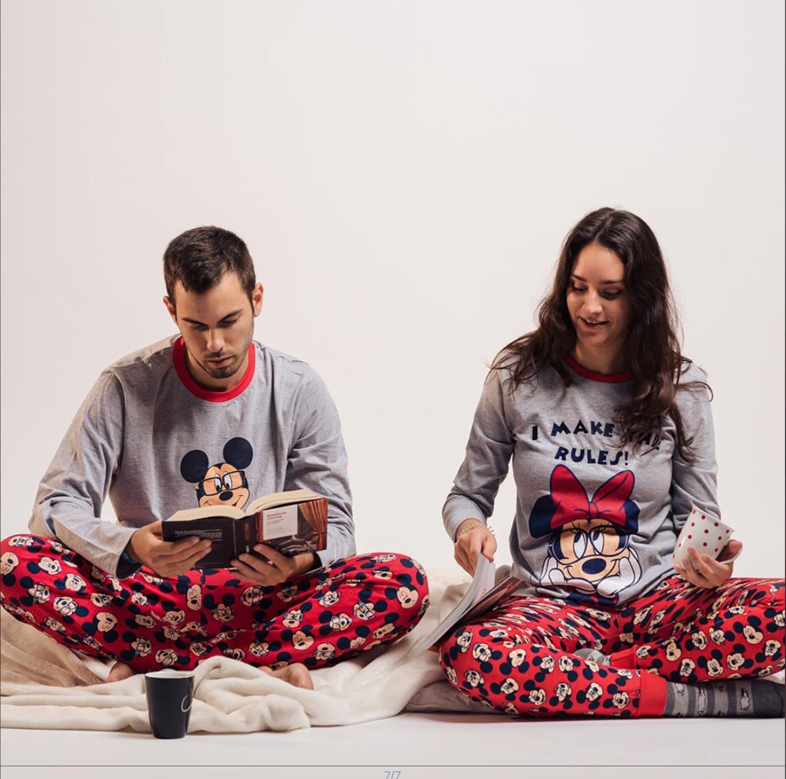 Pijama Mickey-Minnie gafotas