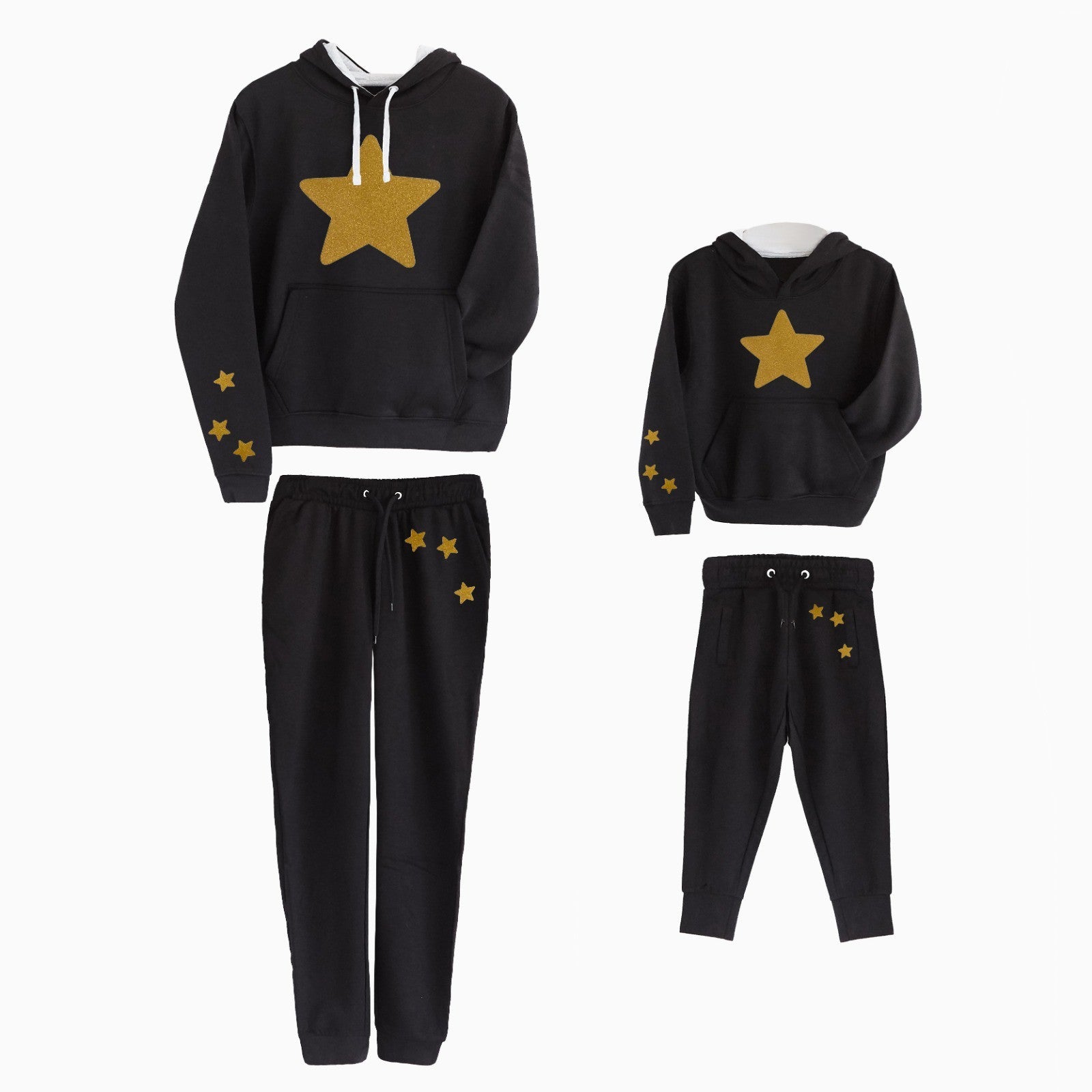 Chándal Star Family Sport negro capucha