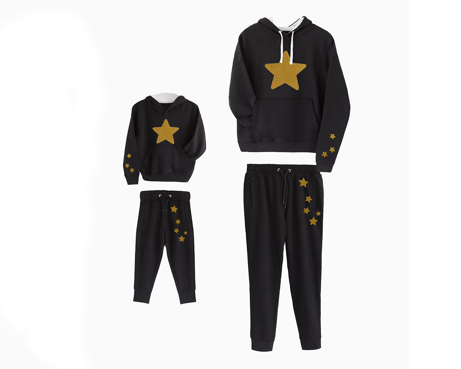 Chándal Star Family Sport negro capucha