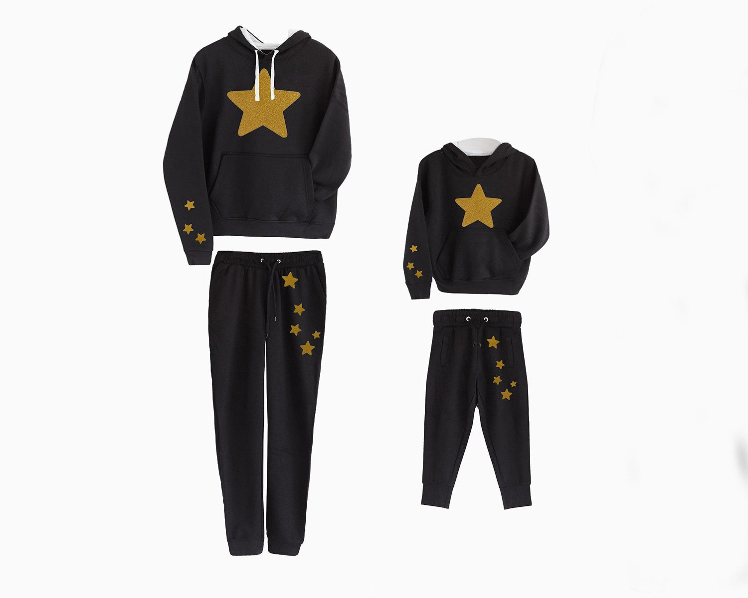 Chándal Star Family Sport negro capucha