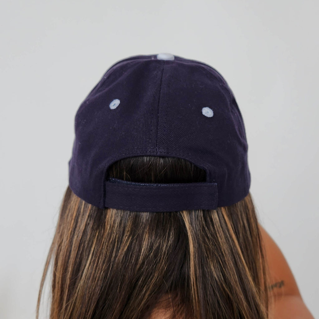 Gorra deportiva azul marino