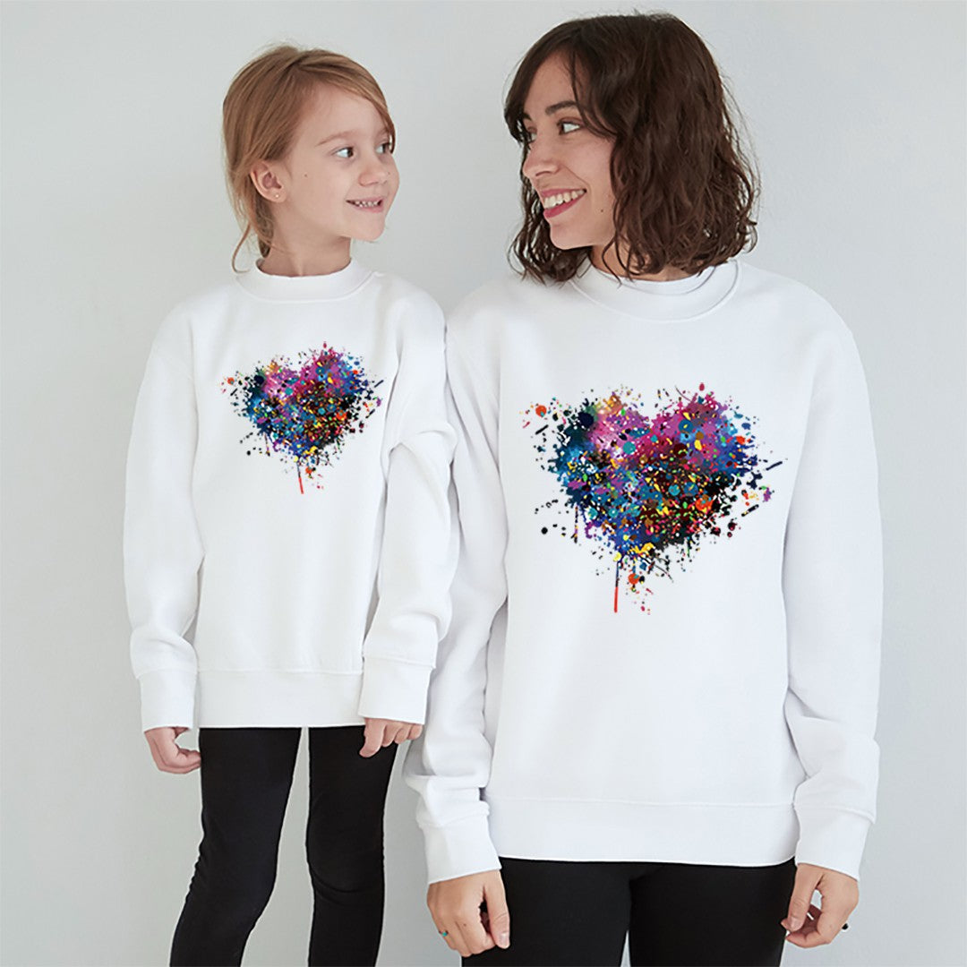 Sudadera Corazón degradado