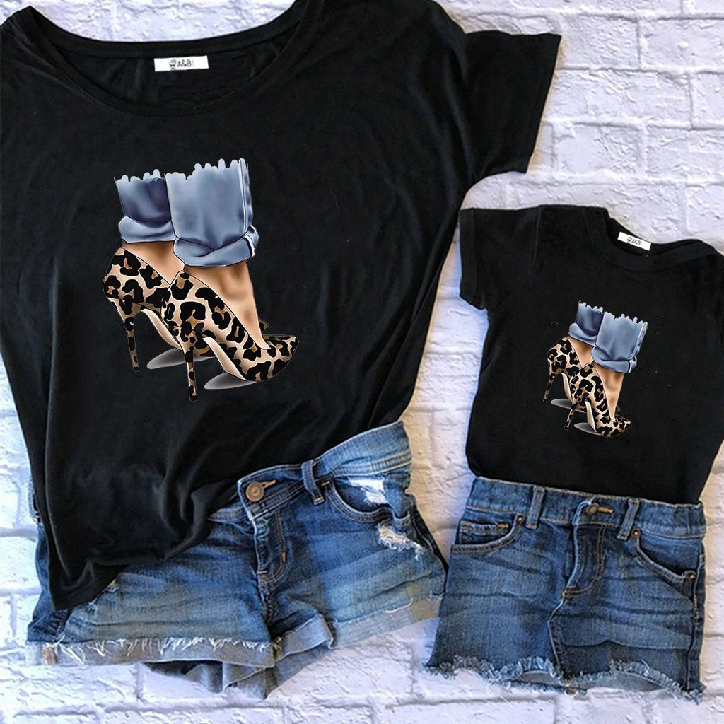 Camiseta Tacones animal print