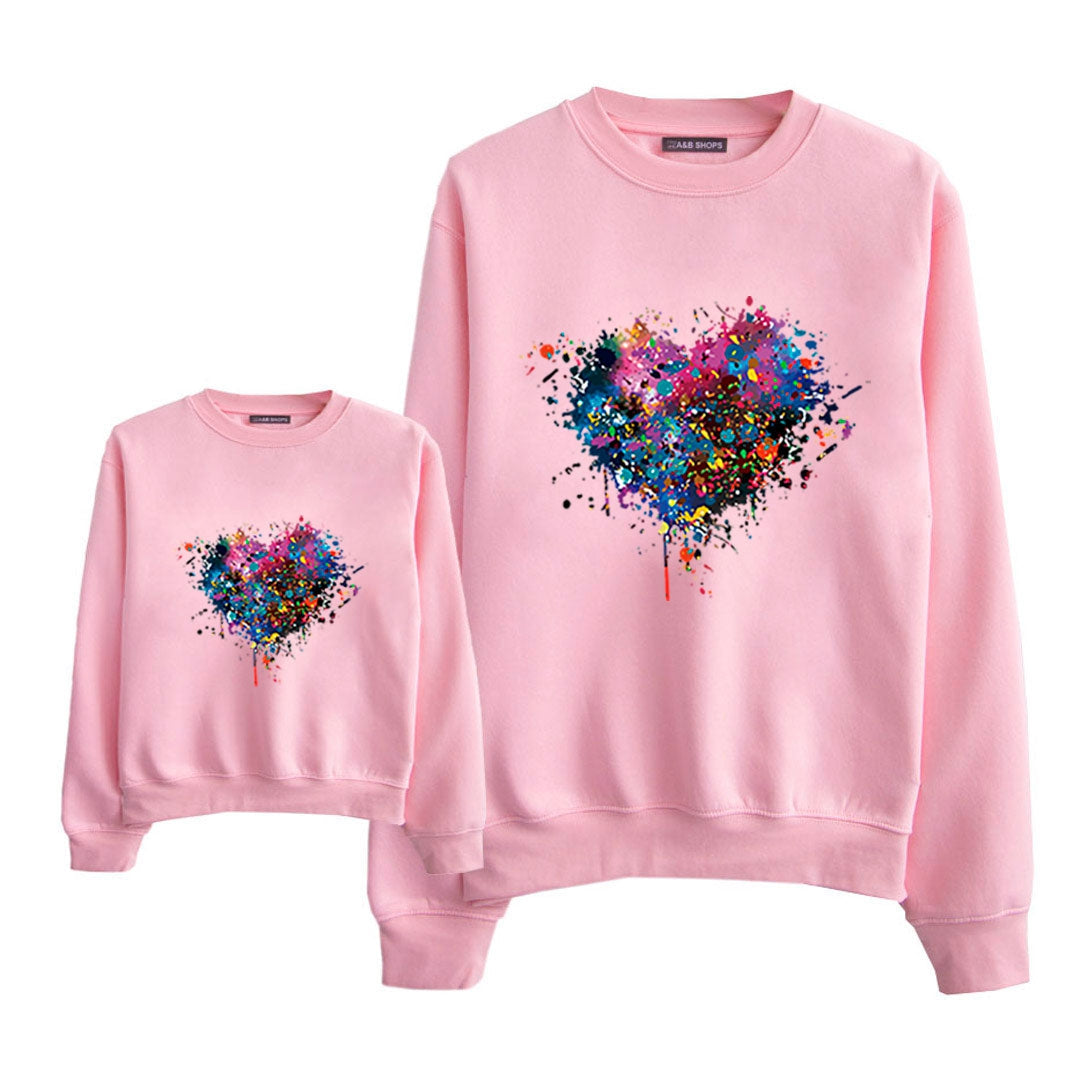 Sudadera Corazón degradado