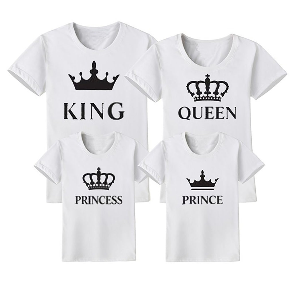 Camiseta Crown King-Queen-Princess-Prince