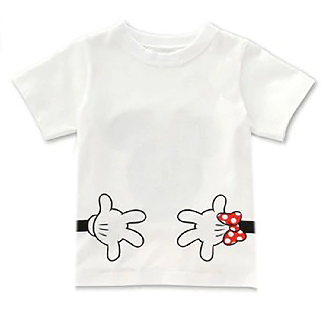 Camiseta Minnie & Mickey manitas