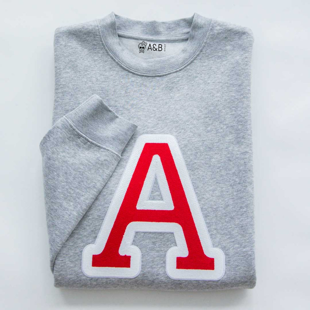 Sudadera Iniciales Gris