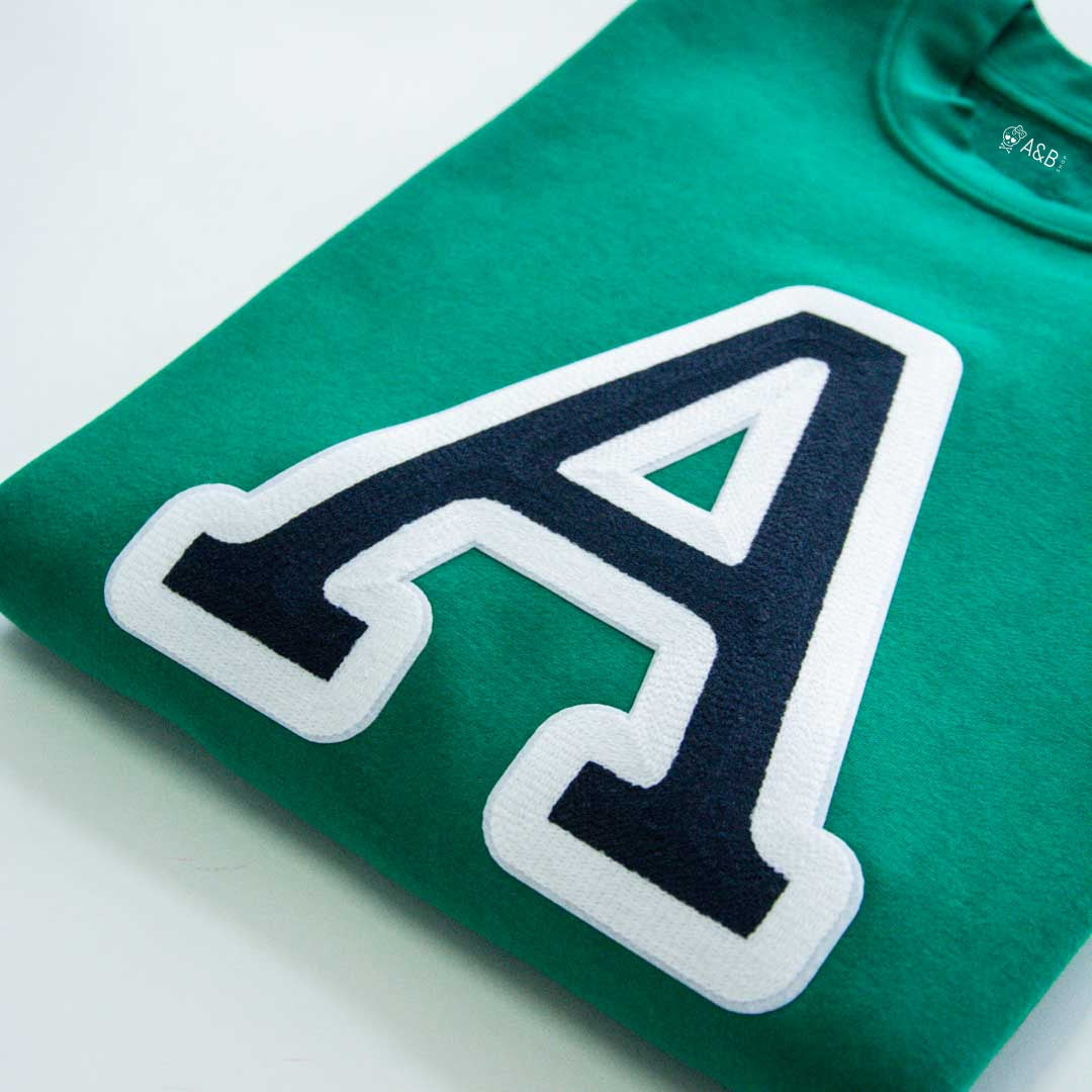 Sudadera Iniciales Verde