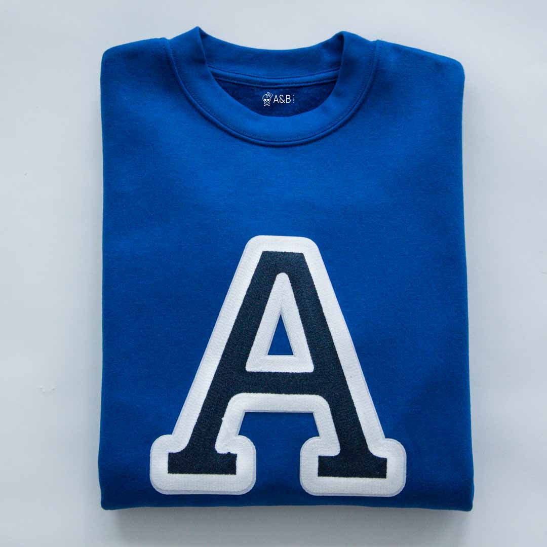 Sudadera Iniciales Azulón