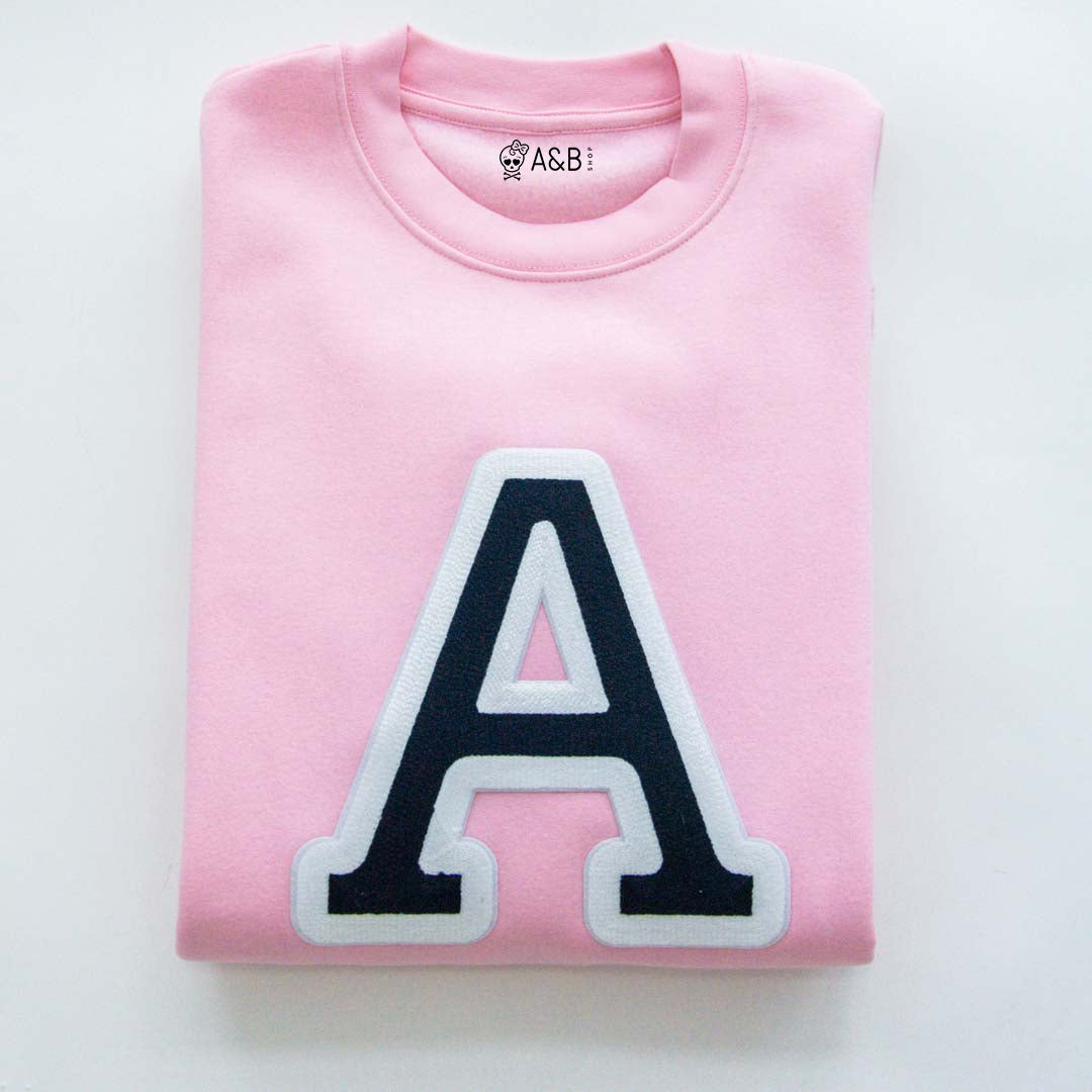 Sudadera Iniciales Rosa