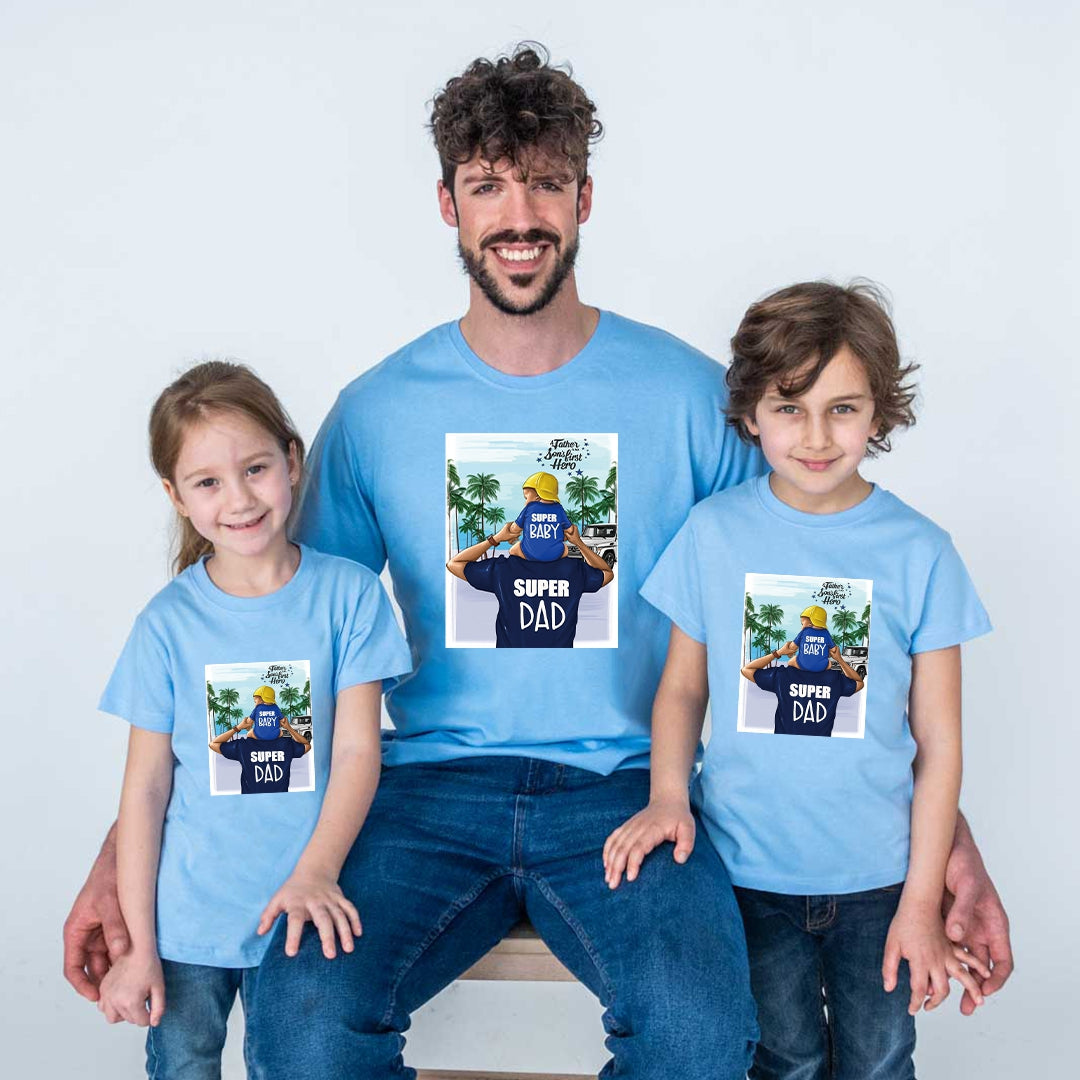 Camiseta Super Baby & Super Dad!!