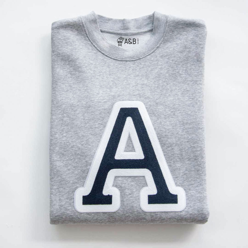 Sudadera Iniciales Gris