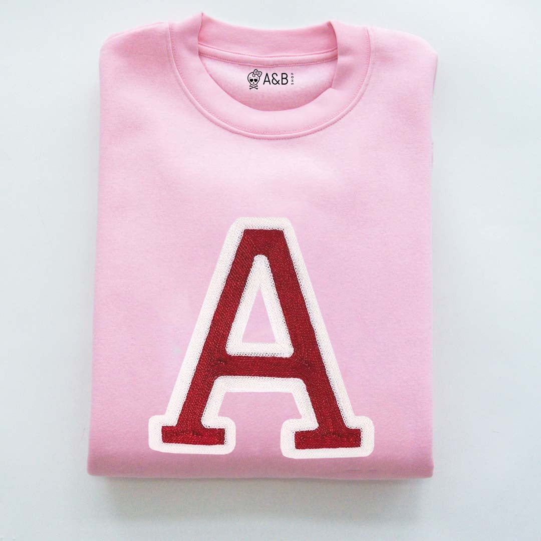 Sudadera Iniciales Rosa