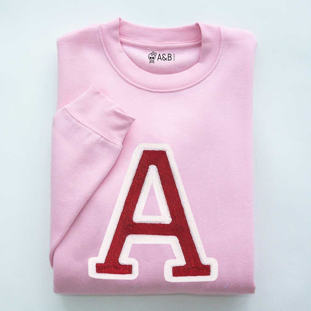 Sudadera Iniciales Rosa