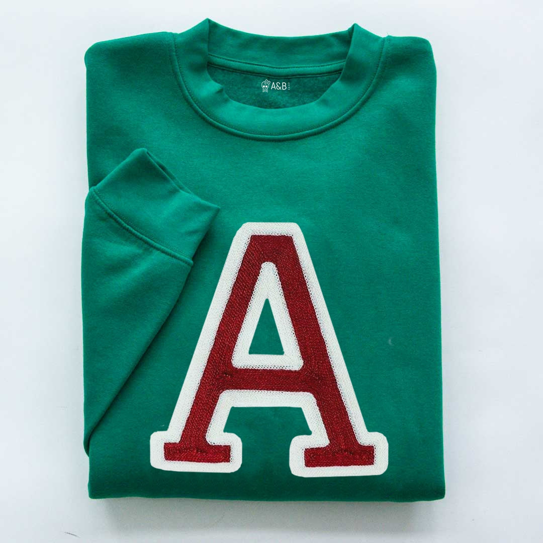 Sudadera Iniciales Verde