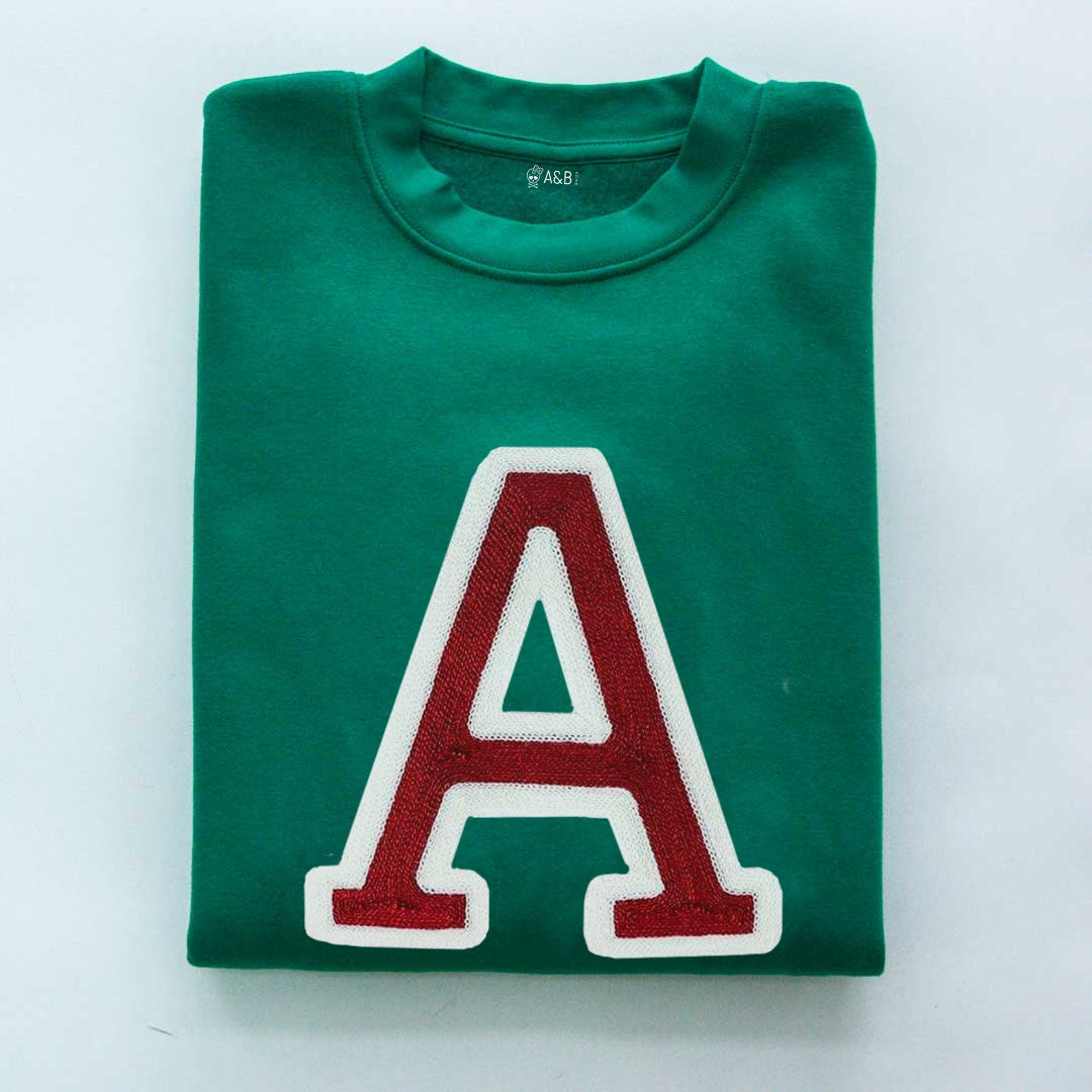 Sudadera Iniciales Verde