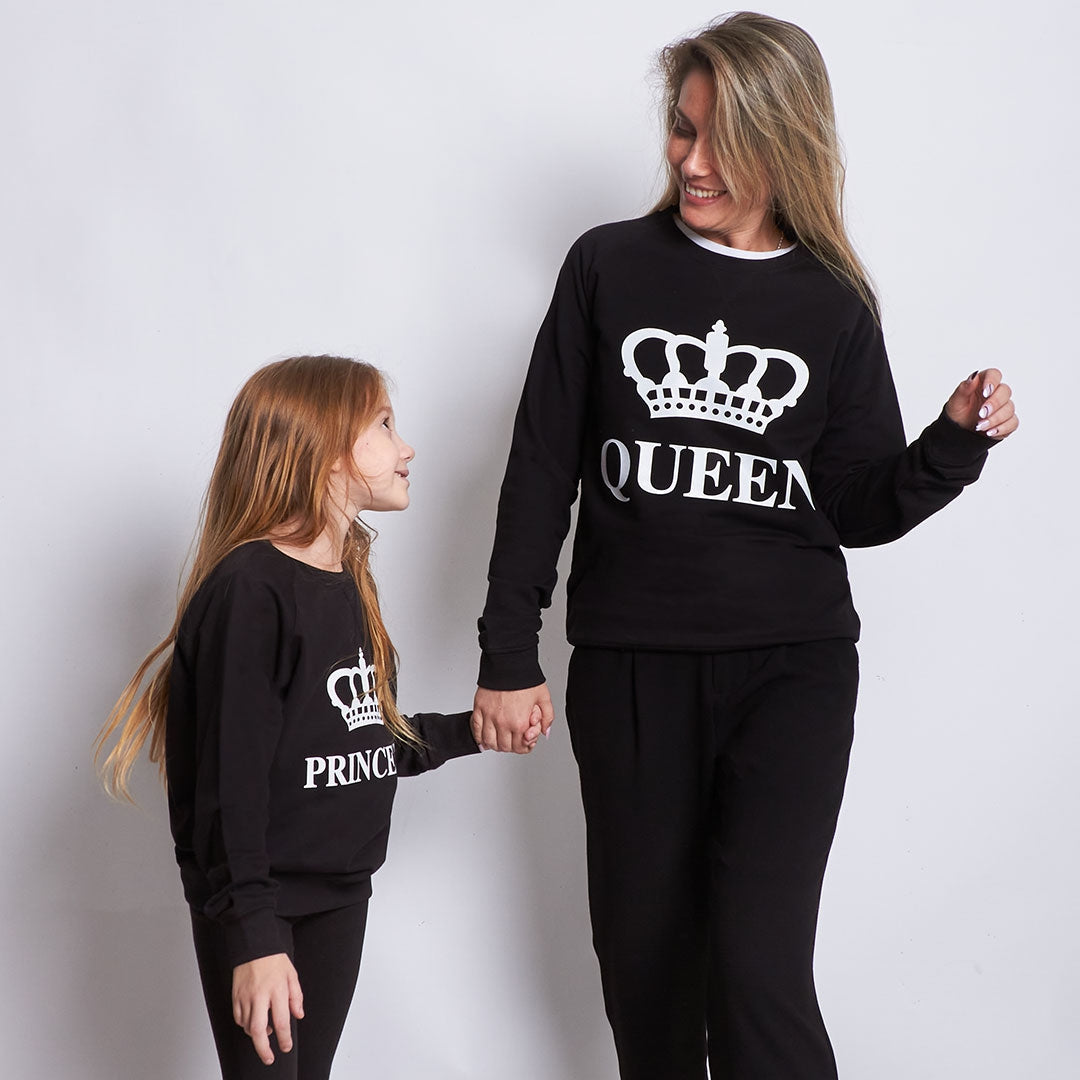 Sudadera Crown King-Queen-Prince-Princess