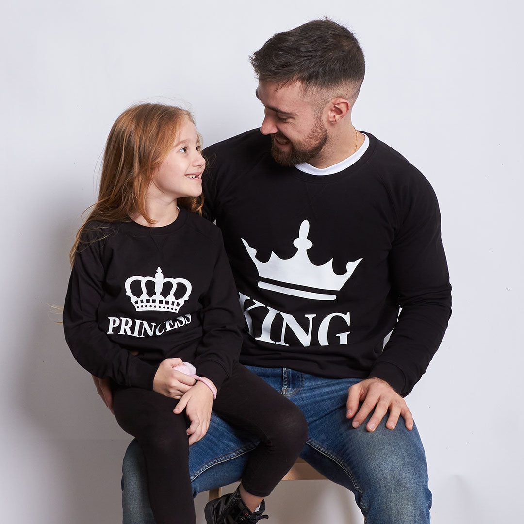 Sudadera Crown King-Queen-Prince-Princess