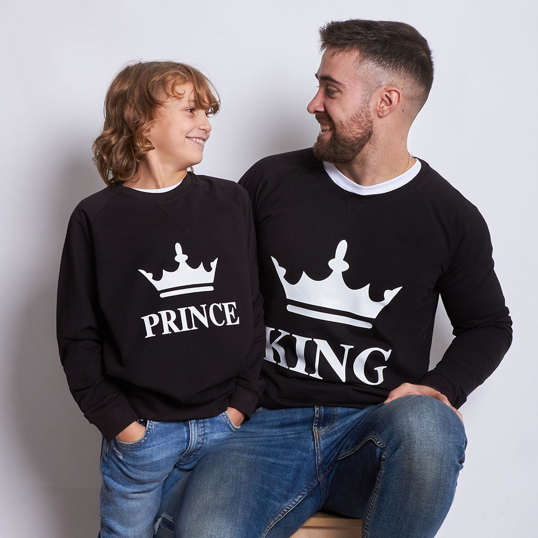 Sudadera Crown King-Queen-Prince-Princess