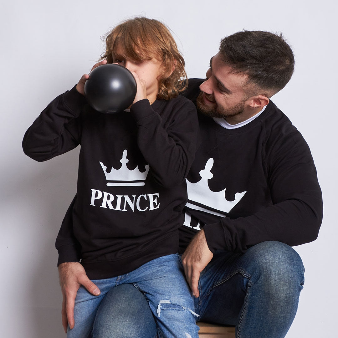 Sudadera Crown King-Queen-Prince-Princess