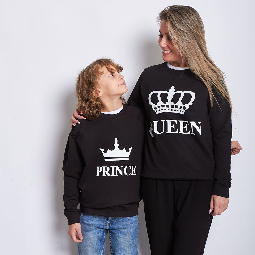 Sudadera Crown King-Queen-Prince-Princess