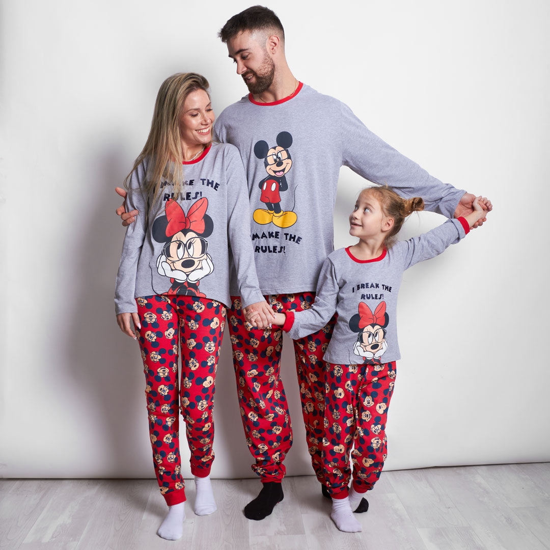 Pijama Mickey-Minnie gafotas