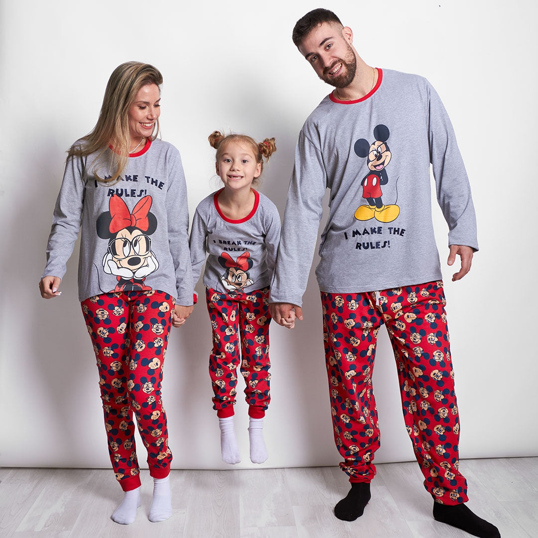 Pijama Mickey-Minnie gafotas