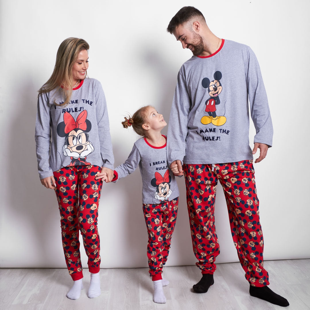 Pijama Mickey-Minnie gafotas