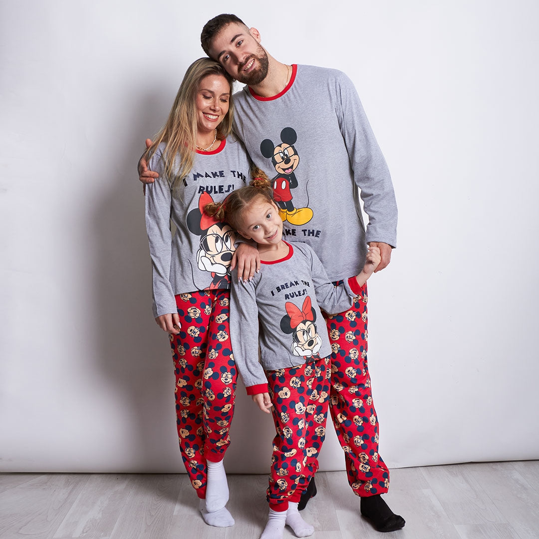 Pijama Mickey-Minnie gafotas