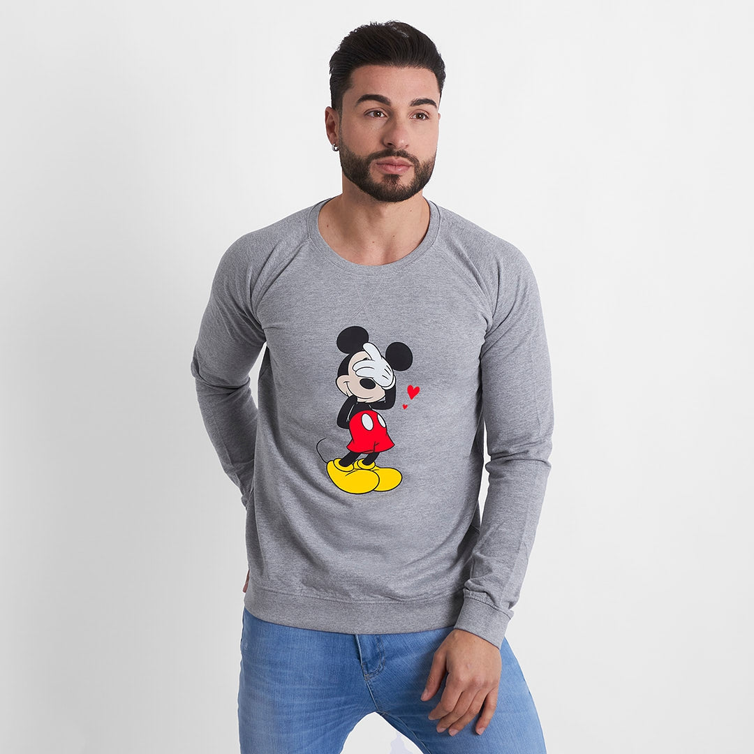 Sudadera Shy Mickey & Minnie hearts