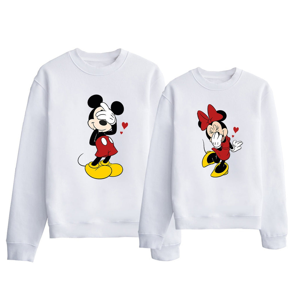 Sudadera Shy Mickey & Minnie hearts