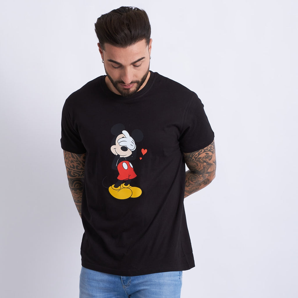 Camiseta Shy Mickey & Minnie hearts