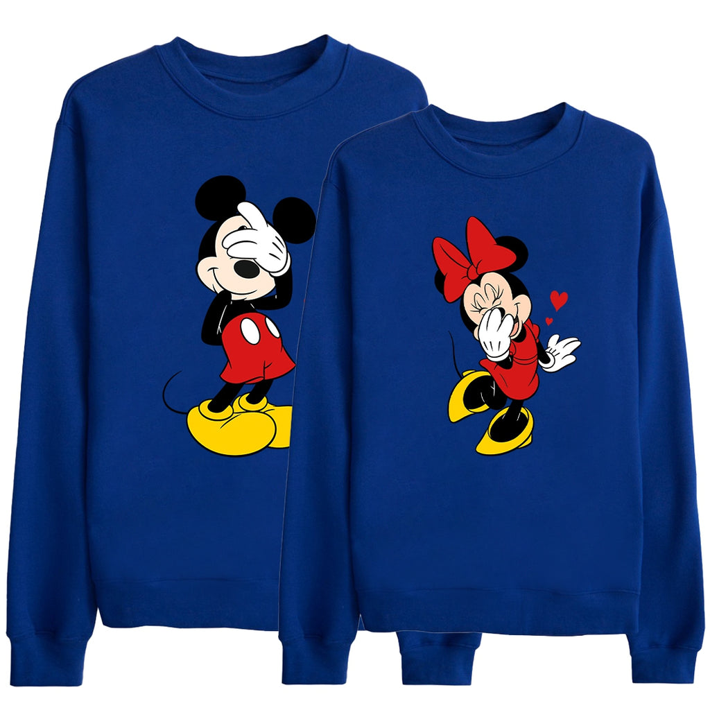 Sudadera Shy Mickey & Minnie hearts