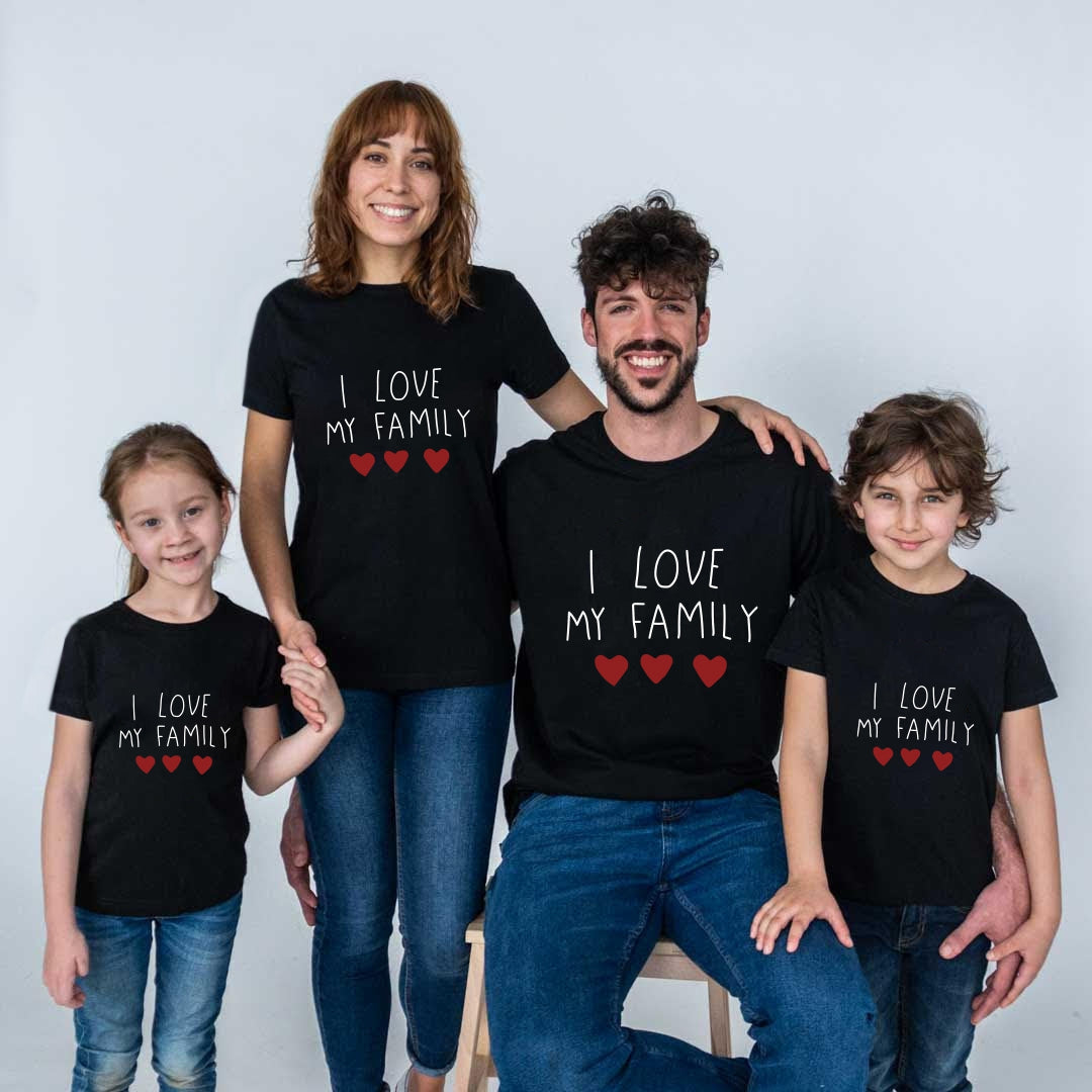 Camiseta I love my family