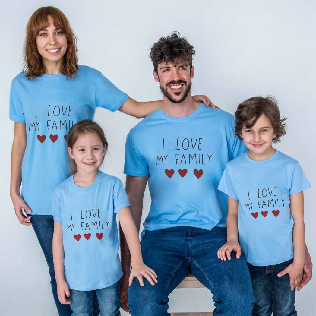 Camiseta I love my family