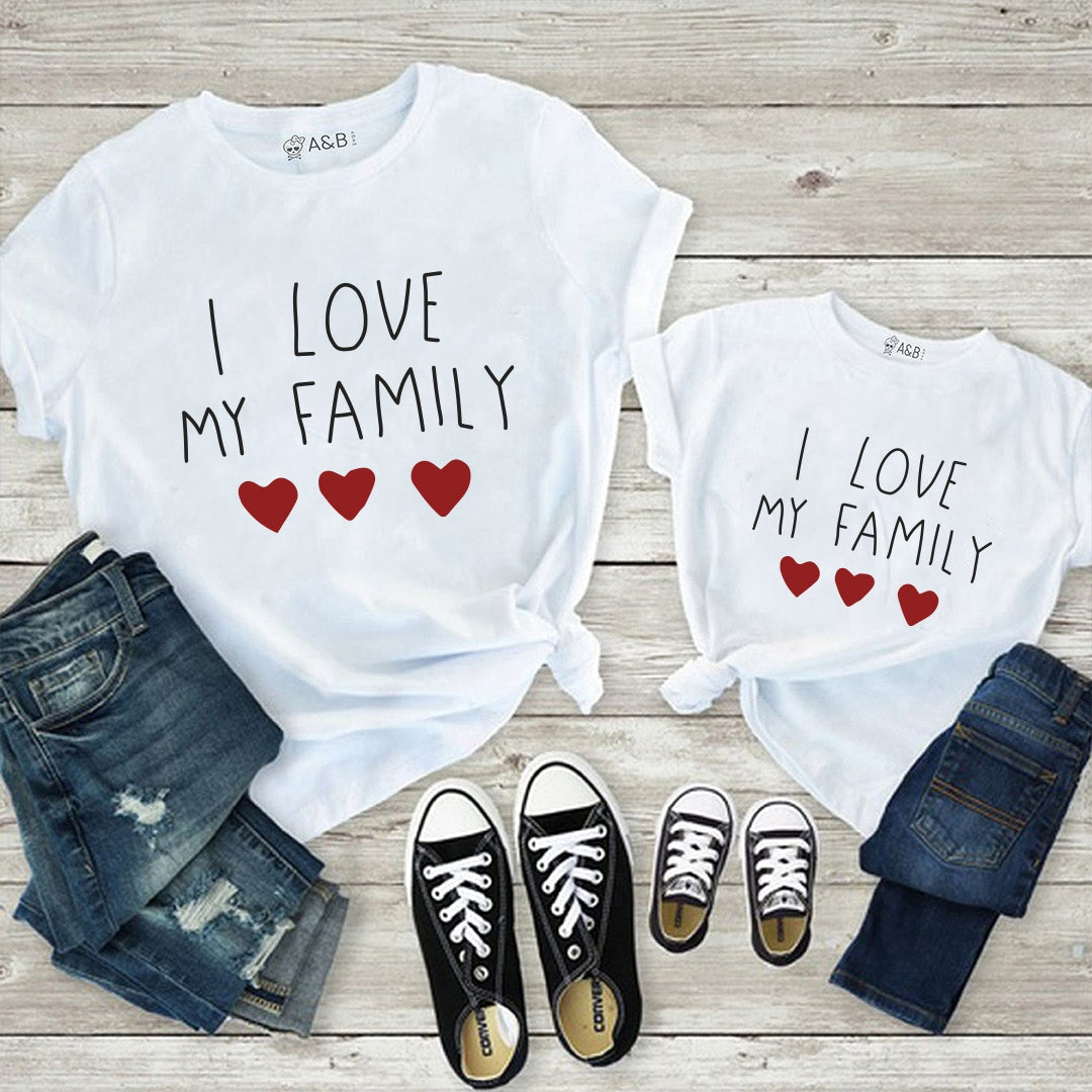 Camiseta I love my family