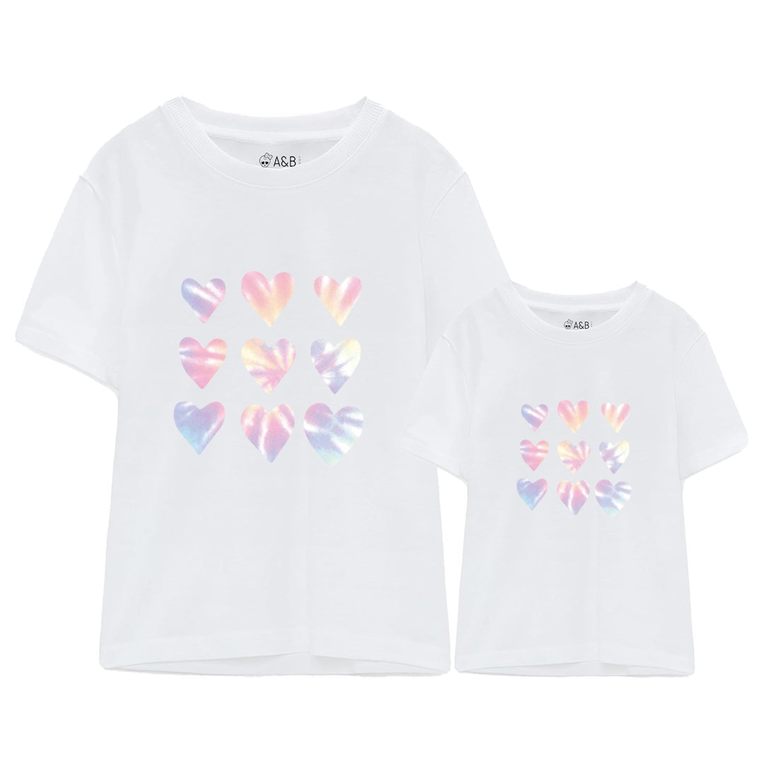 Camiseta Nine hearts Tie Dye