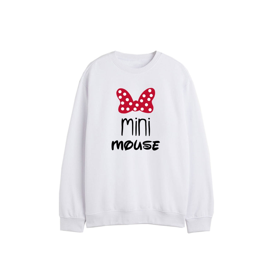 Sudadera Mama-daddy mouse mini mouse