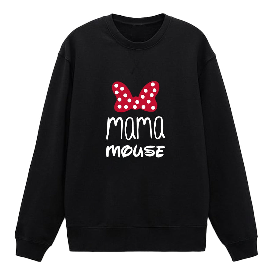 Sudadera Mama-daddy mouse mini mouse