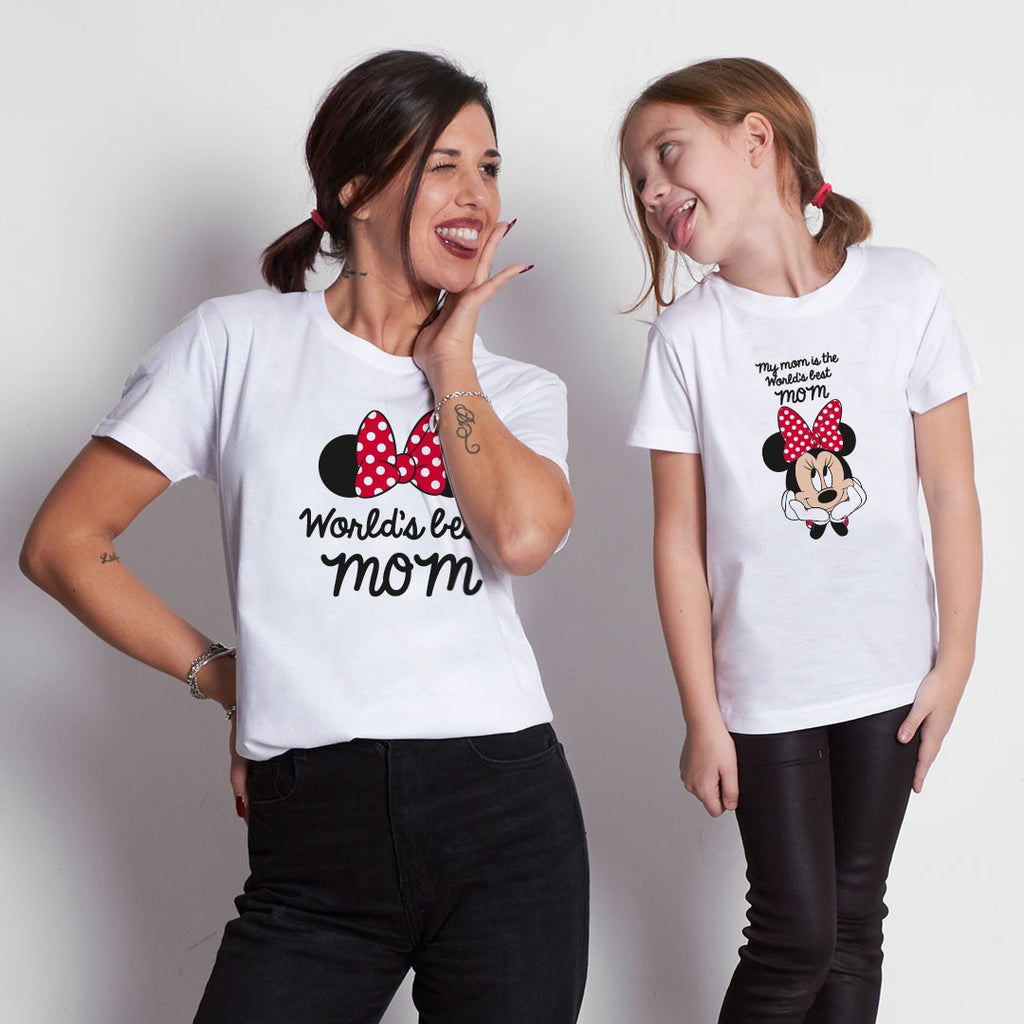 Camiseta Minnie Mouse and children