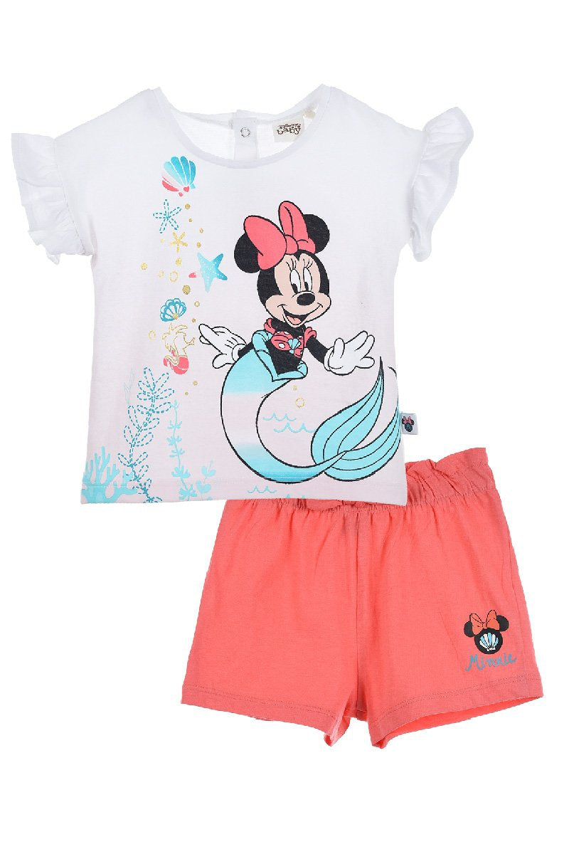 Conjunto Minnie sirena algodón orgánico baby