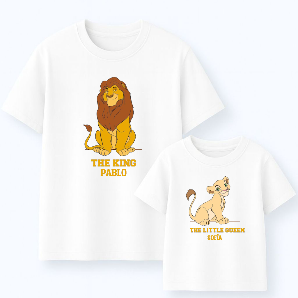 Camiseta Rey León Personalizada