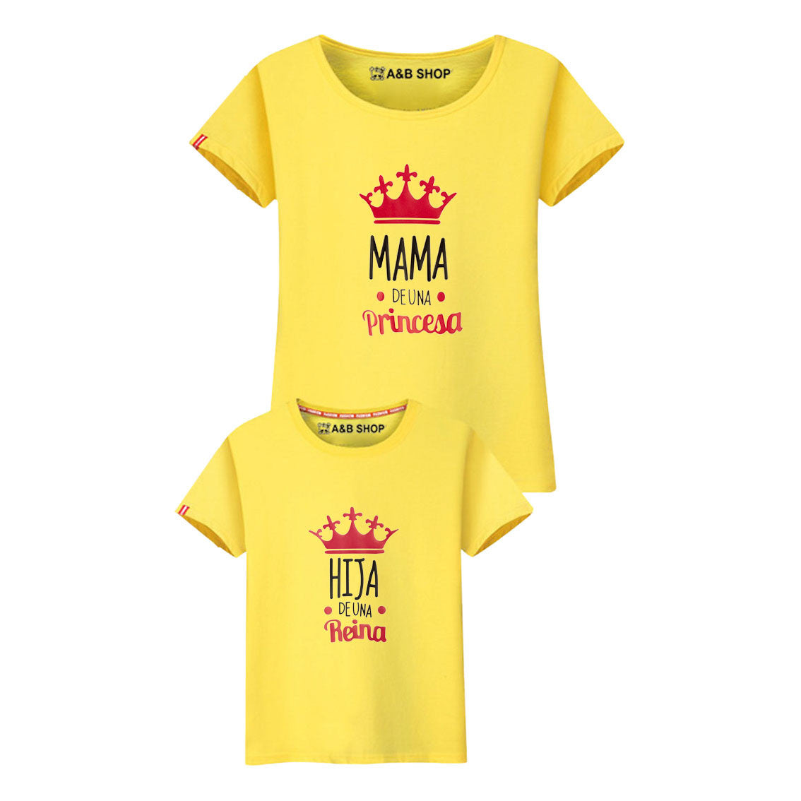 Camiseta Mamá de una Princesa-Hija de una Reina