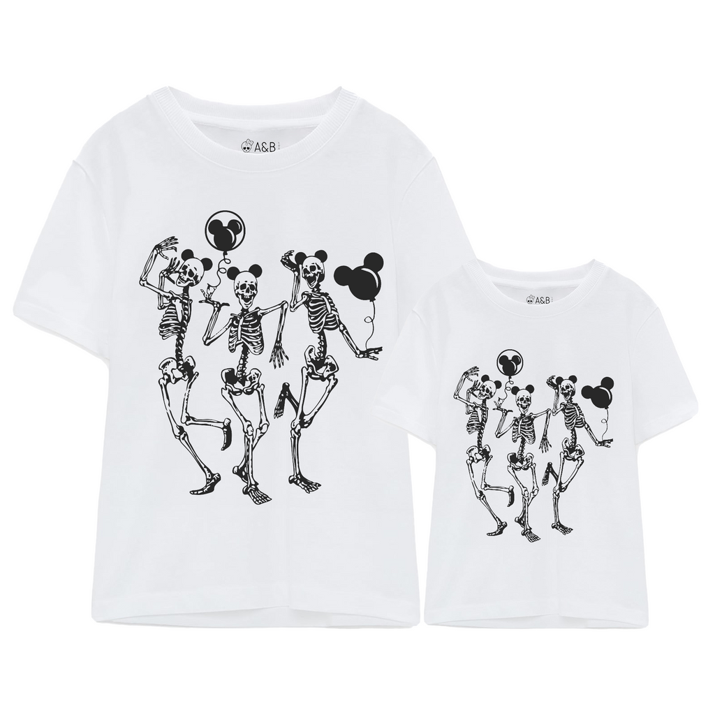 Camiseta Disney skeletons