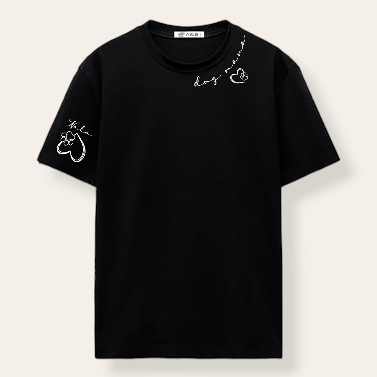 Camiseta Dog Mama Cuello