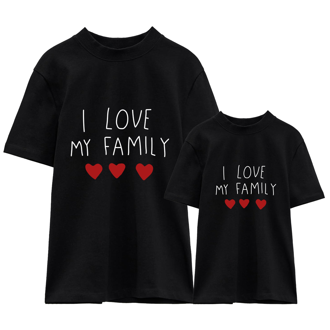 Camiseta familiar para mamá, papá, niño y niña. Camiseta igual para madre e  hija, padre e hijo, para toda la familia., image size:1280x1280